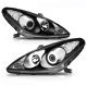 Lexus ES330 2004 Black Projector Headlights Halo LED