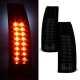 Chevy 1500 Pickup 1988-1998 Black Smoked LED Tail Lights