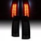 Chevy Silverado 1988-1998 Black Smoked LED Tail Lights