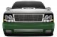 Chevy Silverado 1999-2002 Chrome Billet Grille and Black Headlight Conversion Kit