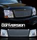 Chevy Silverado 2003-2005 Silver Mesh Grille and Clear Headlight Conversion Kit