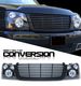 Chevy Avalanche 2003-2006 Black Billet Grille and Headlight Conversion Kit