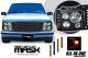 GMC Sierra 3500 1994-2000 Black Billet Grille and Headlight Conversion Kit