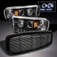 Dodge Ram 3500 2003-2005 Black Billet Grille and Projector Headlights