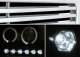 Ford F150 1997-1998 Chrome Billet Grille and Black Projector Headlights