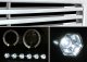 Ford Expedition 1997-1998 Chrome Billet Grille and Black Projector Headlights