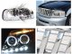 Ford Expedition 1999-2002 Chrome Bar Grille and Projector Headlights