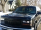 Chevy Tahoe 1995-1999 Black Grill and Halo Projector Headlights LED Bumper Lights Customer Photo