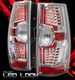 Chevy Tahoe 2007-2008 Clear LED Style Tail Lights