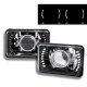 Toyota Tercel 1988-1990 LED Black Sealed Beam Projector Headlight Conversion