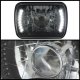 Honda Civic 1984-1985 LED Black Sealed Beam Projector Headlight Conversion