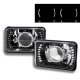 Mitsubishi Eclipse 1990-1991 LED Black Sealed Beam Projector Headlight Conversion