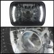 VW Rabbit 1979-1984 LED Black Sealed Beam Projector Headlight Conversion