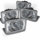 Oldsmobile Custom Cruiser 1985-1990 LED Sealed Beam Projector Headlight Conversion Low and High Beams