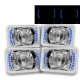 Lincoln Town Car 1986-1989 Blue LED Sealed Beam Projector Headlight Conversion Low and High Beams