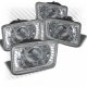 Pontiac Bonneville 1975-1986 LED Sealed Beam Projector Headlight Conversion Low and High Beams
