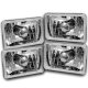 GMC Suburban 1981-1988 4 Inch Sealed Beam Headlight Conversion Low and High Beams
