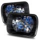 Ford Aerostar 1986-1991 Black and Chrome Sealed Beam Projector Headlight Conversion