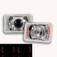 Toyota Land Cruiser 1988-1990 Red LED Sealed Beam Projector Headlight Conversion
