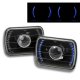 Ford Bronco II 1984-1988 Blue LED Black Sealed Beam Projector Headlight Conversion