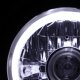 Hummer H1 2002-2006 Sealed Beam Projector Headlight Conversion White Halo