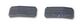 Ford F250 Super Duty 2005-2007 Polished Aluminum Tow Hooks Billet Grille Insert