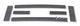 Ford Econoline Van 2008-2011 Polished Aluminum Billet Grille Insert