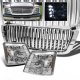 Chevy Avalanche 2003-2006 Chrome Vertical Grille and Headlight Conversion Kit