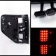 Ford F150 2009-2014 Black CCFL Halo Headlights and Red Smoked LED Tail Lights