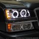 Chevy Silverado 2500 2003-2004 Clear Halo Projector Headlights and Bumper Lights
