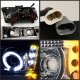 Chevy Silverado 3500 2003-2006 Clear Halo Projector Headlights and Bumper Lights