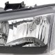 Chevy Avalanche 2003-2006 Black Clear Headlights and Bumper Lights