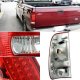 Ford F150 1997-2003 Clear Headlights LED DRL Signal LED Tail Lights Red