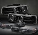Chevy Tahoe 2000-2006 Black Projector Headlights and Bumper Lights