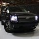 Chevy Tahoe 2007-2014 Black Halo Projector Headlights and LED Tail Lights