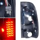 Ford F350 Super Duty 2005-2007 Black CCFL Halo Headlights and Red Smoked LED Tail Lights