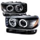 GMC Yukon XL 2000-2006 Black Halo Projector Headlights and Bumper Lights