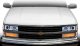 Chevy 3500 Pickup 1994-1998 Clear Halo Headlights and LED Bumper Lights