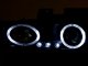 GMC Sierra 3500 1994-2000 Black Halo Headlights and LED Bumper Lights