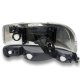 GMC Sierra 3500 2001-2007 Black Clear Headlights and Bumper Lights