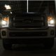 Ford F250 Super Duty 2011-2016 Smoked Halo Projector Headlights and LED Tail Lights