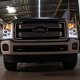 Ford F550 Super Duty 2011-2016 Smoked Halo Projector Headlights and LED Tail Lights