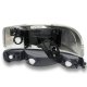 GMC Sierra 2500HD 2001-2006 Black Headlights and Bumper Lights