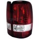 GMC Yukon XL Denali 2001-2006 Red and Clear Tail Lights