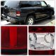 GMC Yukon Denali 2001-2006 Red and Clear Tail Lights