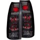 Chevy Blazer Full Size 1992-1994 Black Smoked Custom Tail Lights