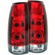 GMC Sierra 3500 1988-1998 Red and Clear Custom Tail Lights