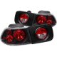 Honda Civic Coupe 1996-2000 Black Custom Tail Lights