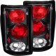 Ford Econoline Van 1995-2006 Black Custom Tail Lights