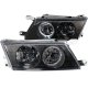 Nissan Sentra 1995-1999 Black Halo Headlights